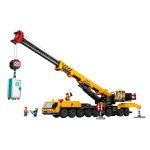 لگو سیتی 60409 جرثقیل ساختمانی زرد Yellow Mobile Construction Crane