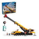 لگو سیتی 60409 جرثقیل ساختمانی زرد Yellow Mobile Construction Crane - Image 2