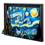 لگو آیدیاز 21333 شب پرستاره - ونسان ون گوک Vincent van Gogh - The Starry Night - Image 4