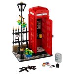 لگو آیدیاز 21347 کیوسک تلفن قرمز لندن Red London Telephone Box