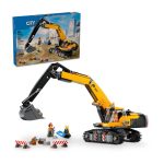 لگو سیتی 60420 بیل مکانیکی ساختمانی زرد Yellow Construction Excavator - Image 2