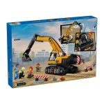 لگو سیتی 60420 بیل مکانیکی ساختمانی زرد Yellow Construction Excavator - Image 7