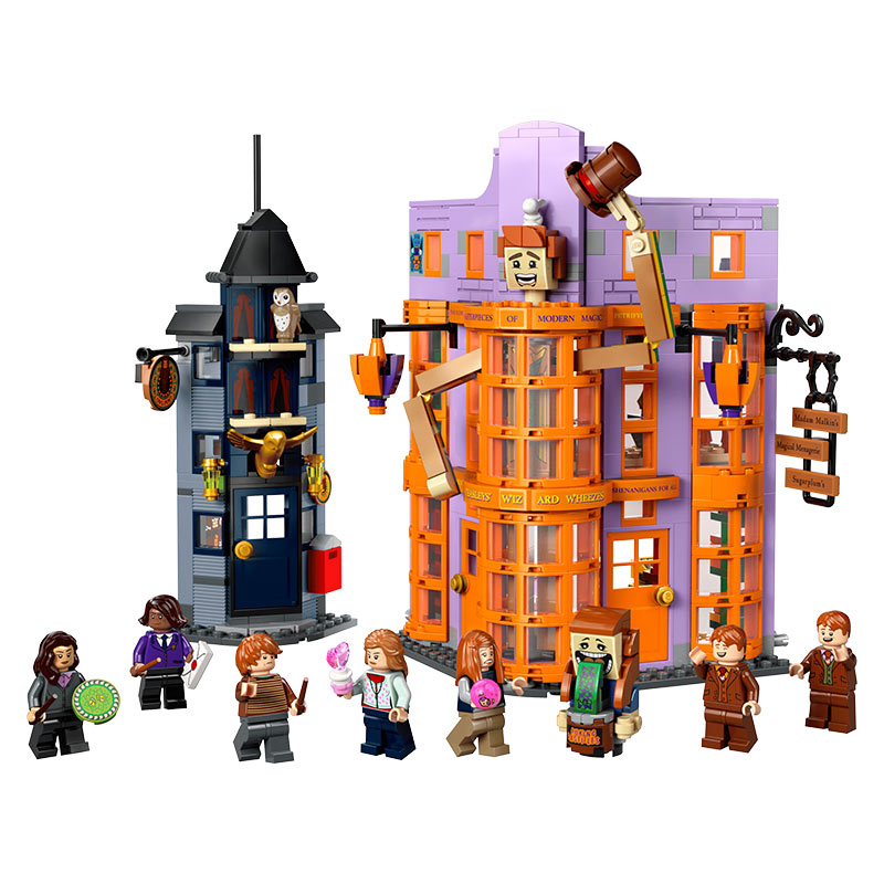 Lego-HP-76422-Diagon-Alley-Weasleys-Wizard-Wheezes لگو هری پاتر 76422 مغازه شوخیهای ویزلیها Diagon Alley: Weasleys Wizard Wheezes - Image 1